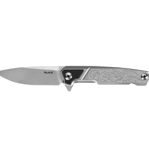 Cuchillo P875-SZ Sandvik labrado silver RUIKE