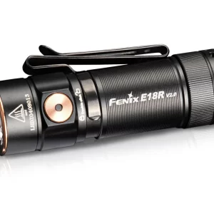 Linterna Negra E18R V2.0 - 1200 Lumens FENIX