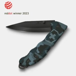 Cortapluma Evoke Camo Azul / 4 usos VICTORINOX