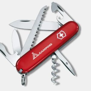 Cortapluma Camper Rojo / 13 usos VICTORINOX