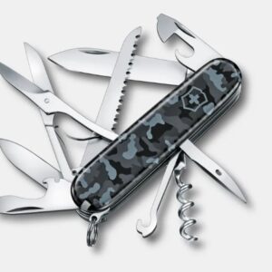 Cortapluma Huntsman Camo Azul / 15 usos VICTORINOX
